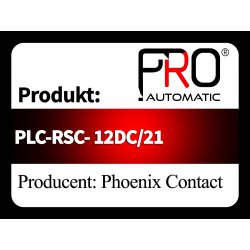 PLC-RSC- 12DC/21