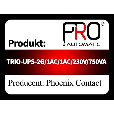 TRIO-UPS-2G/1AC/1AC/230V/750VA