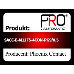 SACC-E-M12FS-4CON-PG9/0,5
