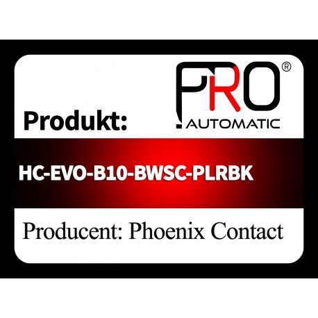 HC-EVO-B10-BWSC-PLRBK