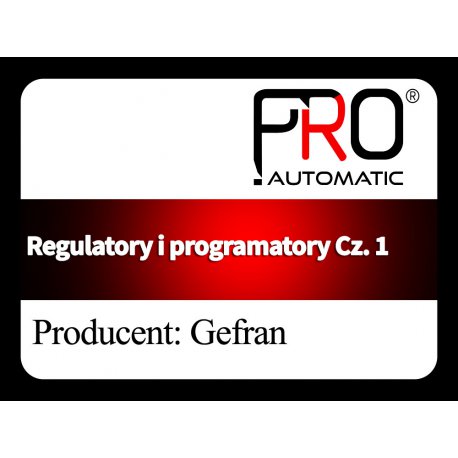 Regulatory i programatory Cz. 1